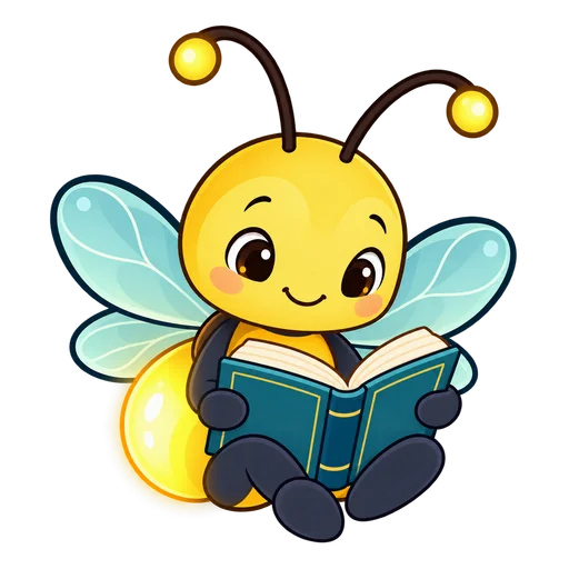 Licuriciul iRead, citind o carte